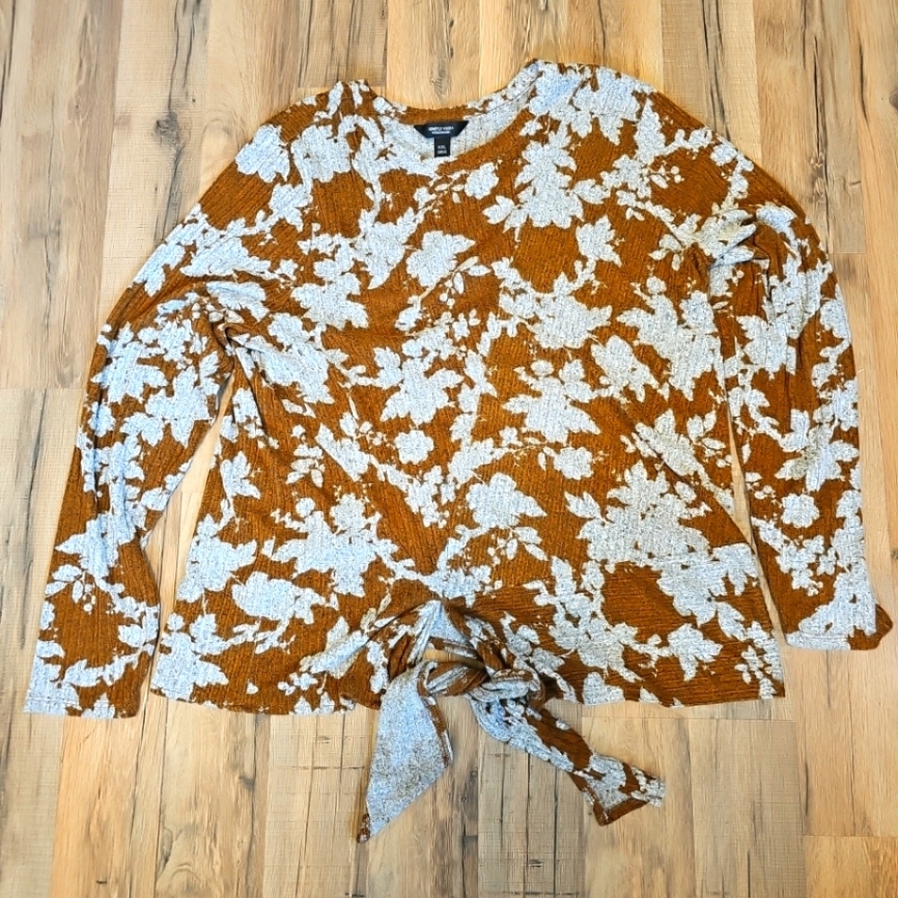 Simply Vera Wand Womans Pullover Top Size XXL